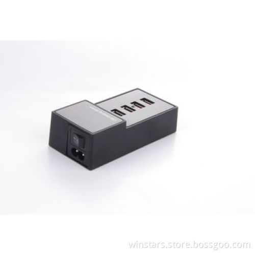 USB 4 port home charging station (5V/5A 25watt)
